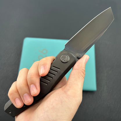 KB KNIVES KB419C Protocol Folding Knife Regular DLC Titanium Handle 3.35'' Regular DLC M390