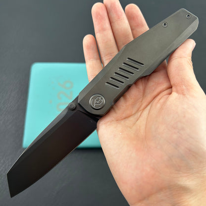KB KNIVES KB419C Protocol Folding Knife Regular DLC Titanium Handle 3.35'' Regular DLC M390