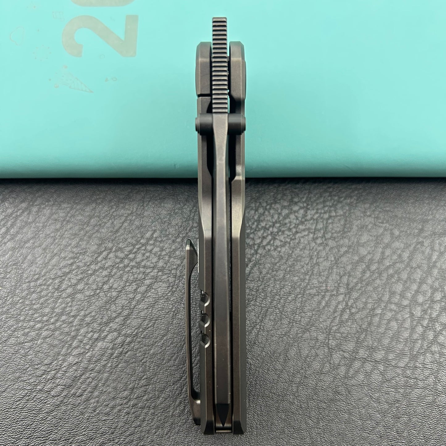 KB KNIVES KB419C Protocol Folding Knife Regular DLC Titanium Handle 3.35'' Regular DLC M390