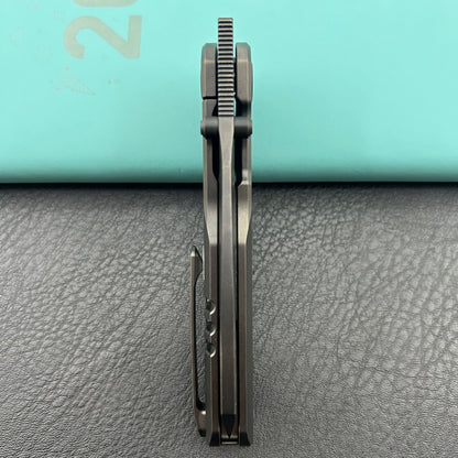 KB KNIVES KB419C Protocol Folding Knife Regular DLC Titanium Handle 3.35'' Regular DLC M390