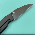 KB KNIVES KB459C Mantra Folding Knife Black PVD Titaniuim Handle 3.27'' DLC M390 Blade