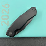 KB KNIVES KB459C Mantra Folding Knife Black PVD Titaniuim Handle 3.27'' DLC M390 Blade