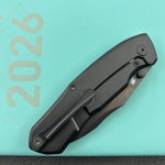 KB KNIVES KB459C Mantra Folding Knife Black PVD Titaniuim Handle 3.27'' DLC M390 Blade