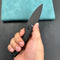 KUBEY KU901L Calyce Liner Lock Flipper Folding Knife Black G10 Handle 3.27" Blackwashed AUS-10