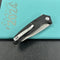 KUBEY  KU373A RBC-1 Outdoor Flipper Knife Black G10 Handle 3.46" Stonewash 14C28N