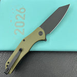 KUBEY knife KU158L  Flash Linerlock Black Green