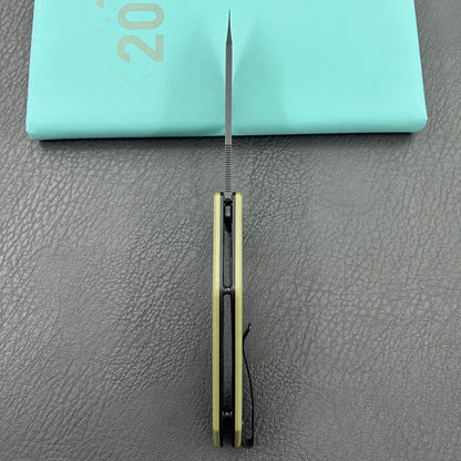 KUBEY knife KU158L  Flash Linerlock Black Green