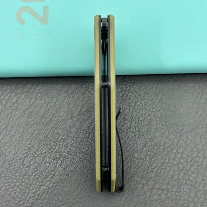 KUBEY knife KU158L  Flash Linerlock Black Green
