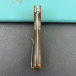 KUBEY knife KU173G Scimitar Linerlock Ultem Folding knife
