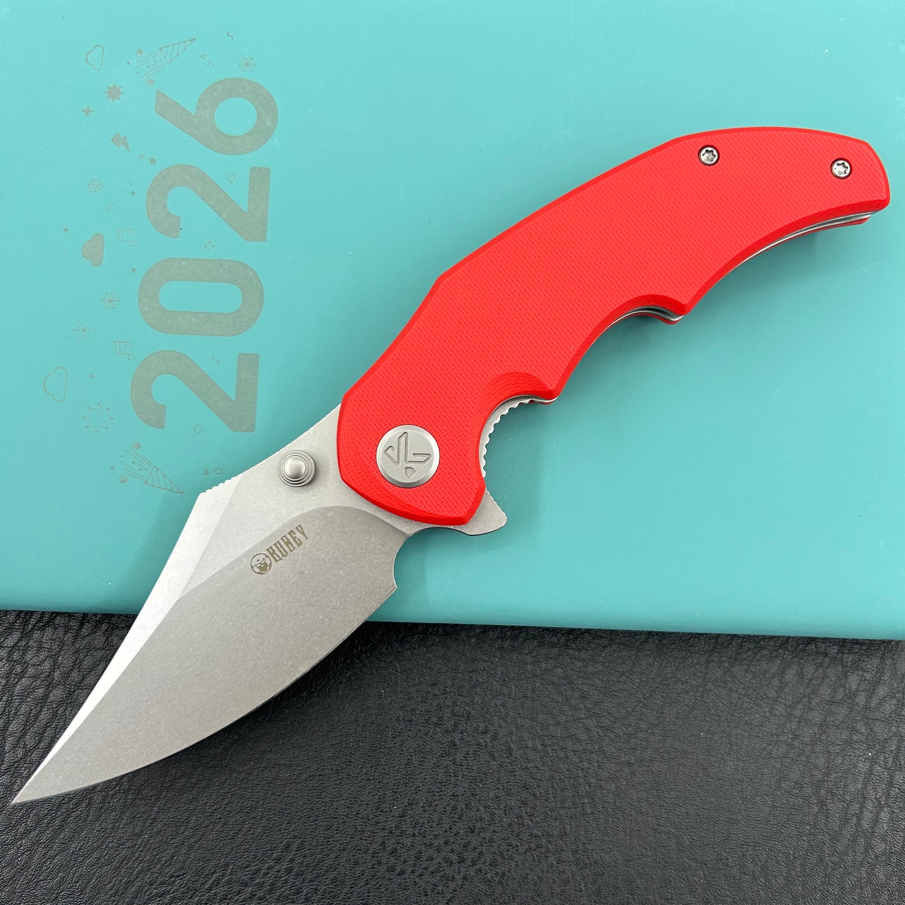 KUBEY knife KU181H Ceto Linerlock Red  Folding knife