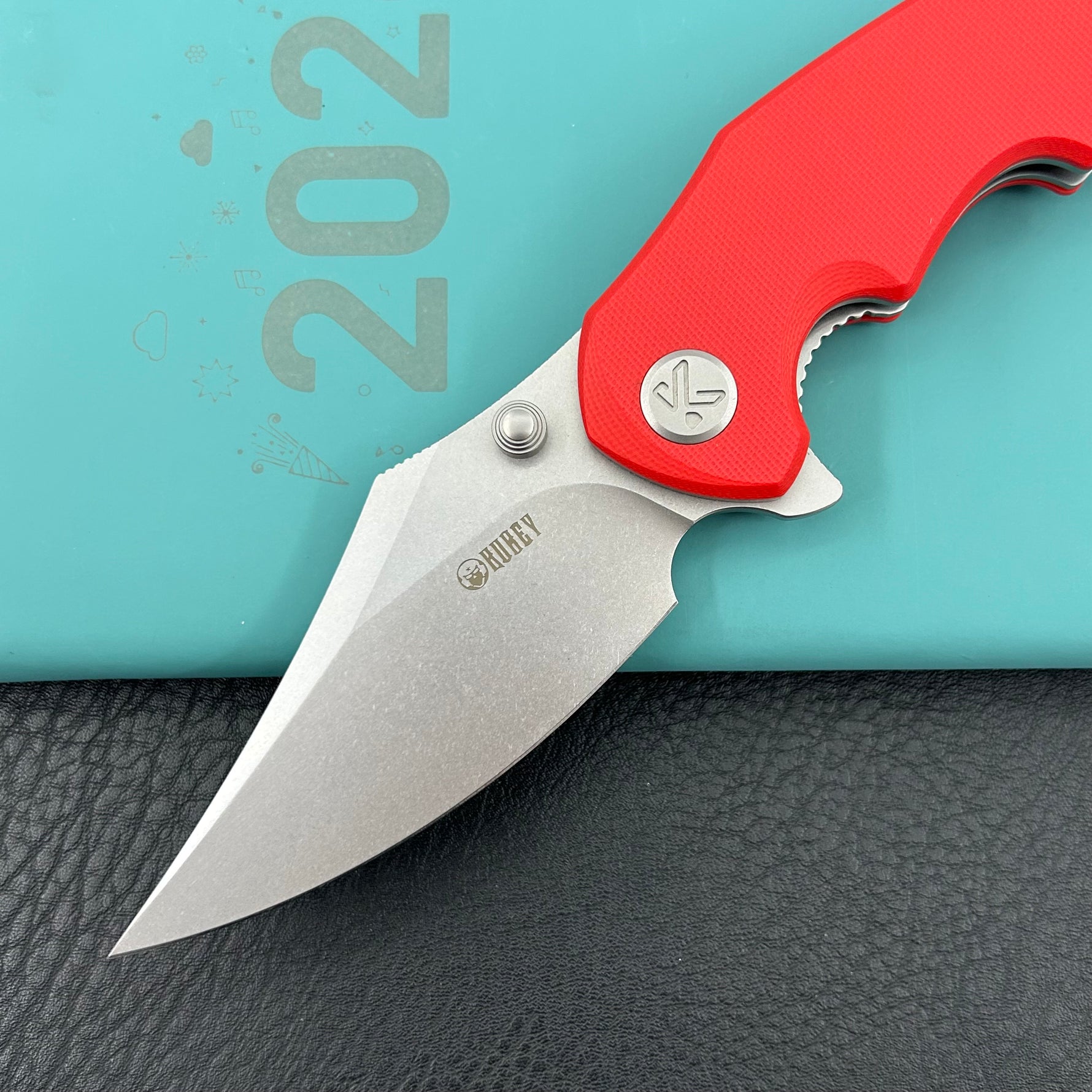 KUBEY knife KU181H Ceto Linerlock Red  Folding knife