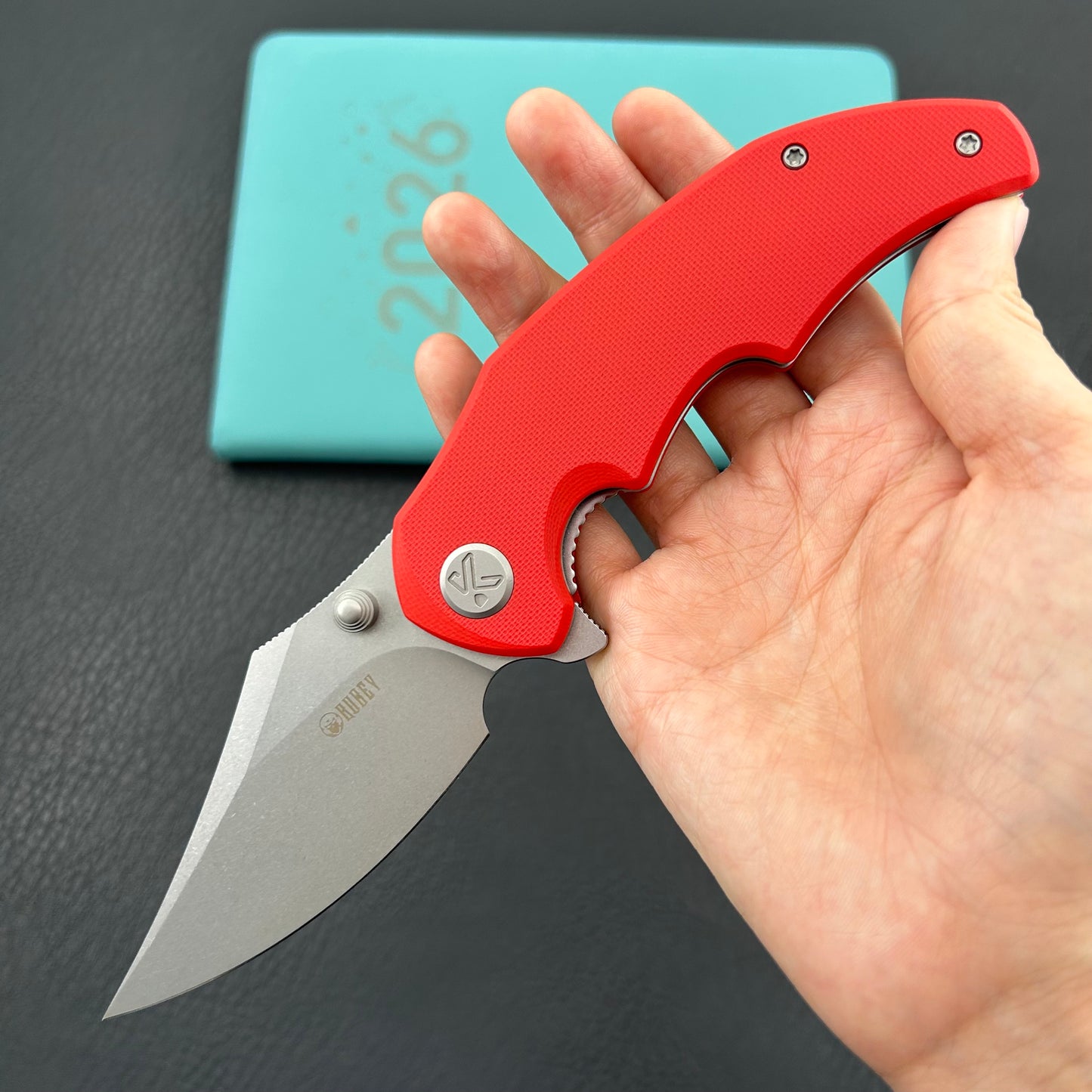 KUBEY knife KU181H Ceto Linerlock Red  Folding knife