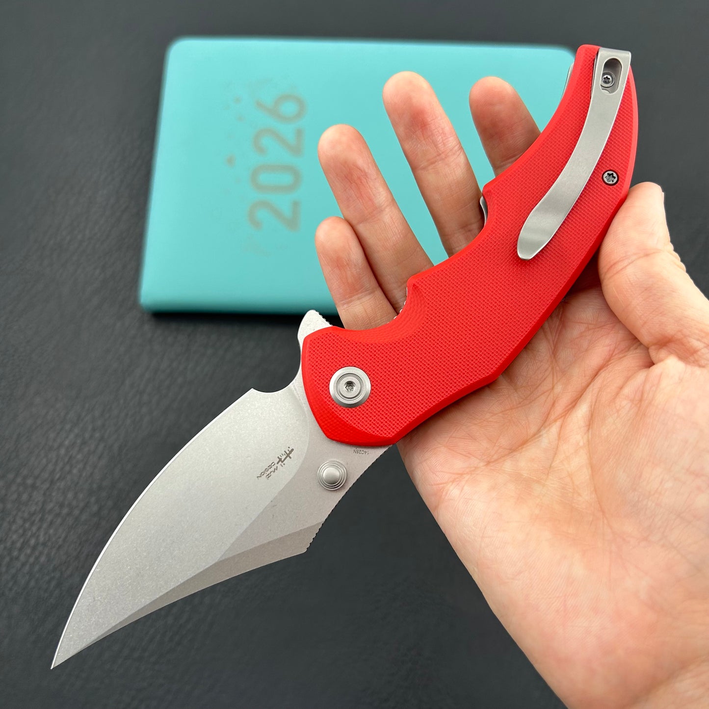KUBEY knife KU181H Ceto Linerlock Red  Folding knife