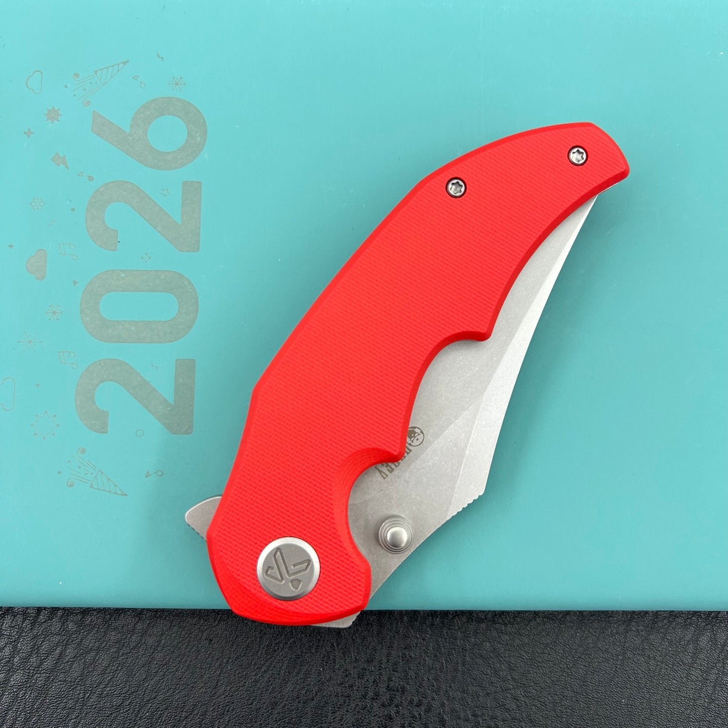 KUBEY knife KU181H Ceto Linerlock Red  Folding knife