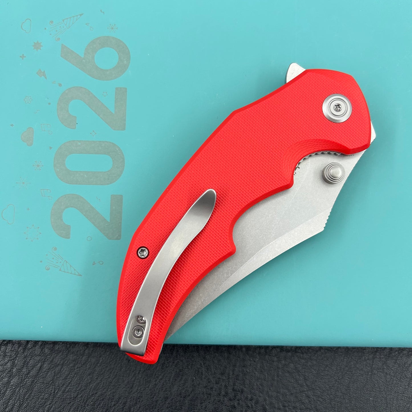 KUBEY knife KU181H Ceto Linerlock Red  Folding knife