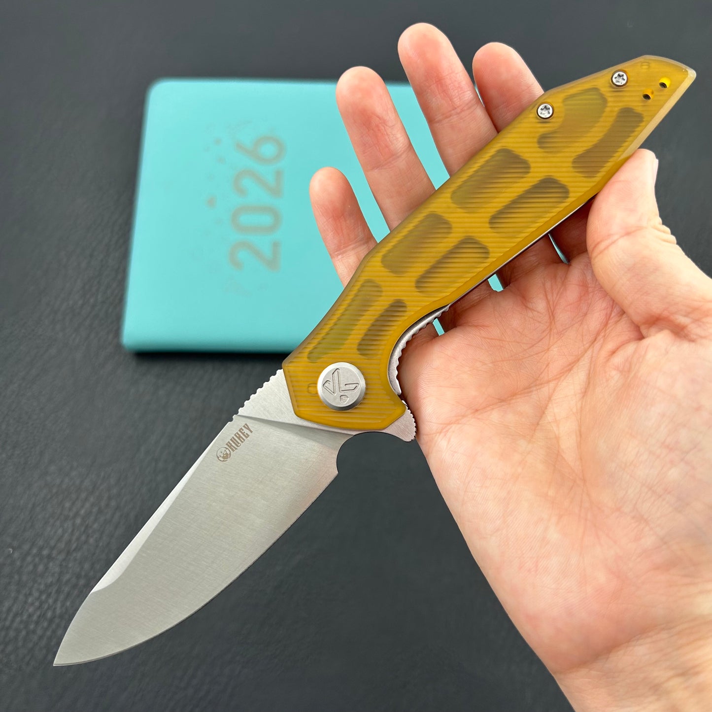 KUBEY knife KU117N Nova Linelock Ultem