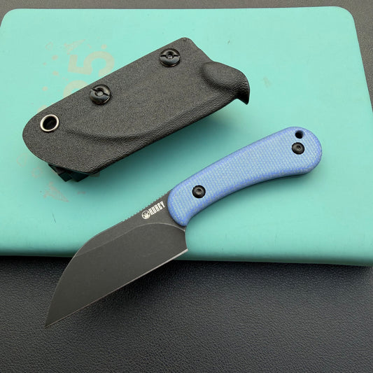 KUBEY KU412D Rockhopper Fixed Blade Black BM Fixed  Knife