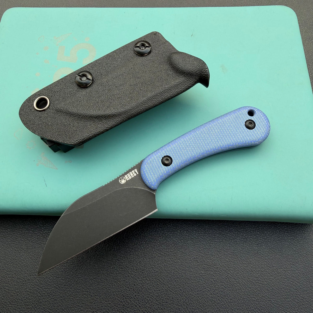 KU KNIVES KU412D Rockhopper Fixed Blade Black BM Fixed  Knife