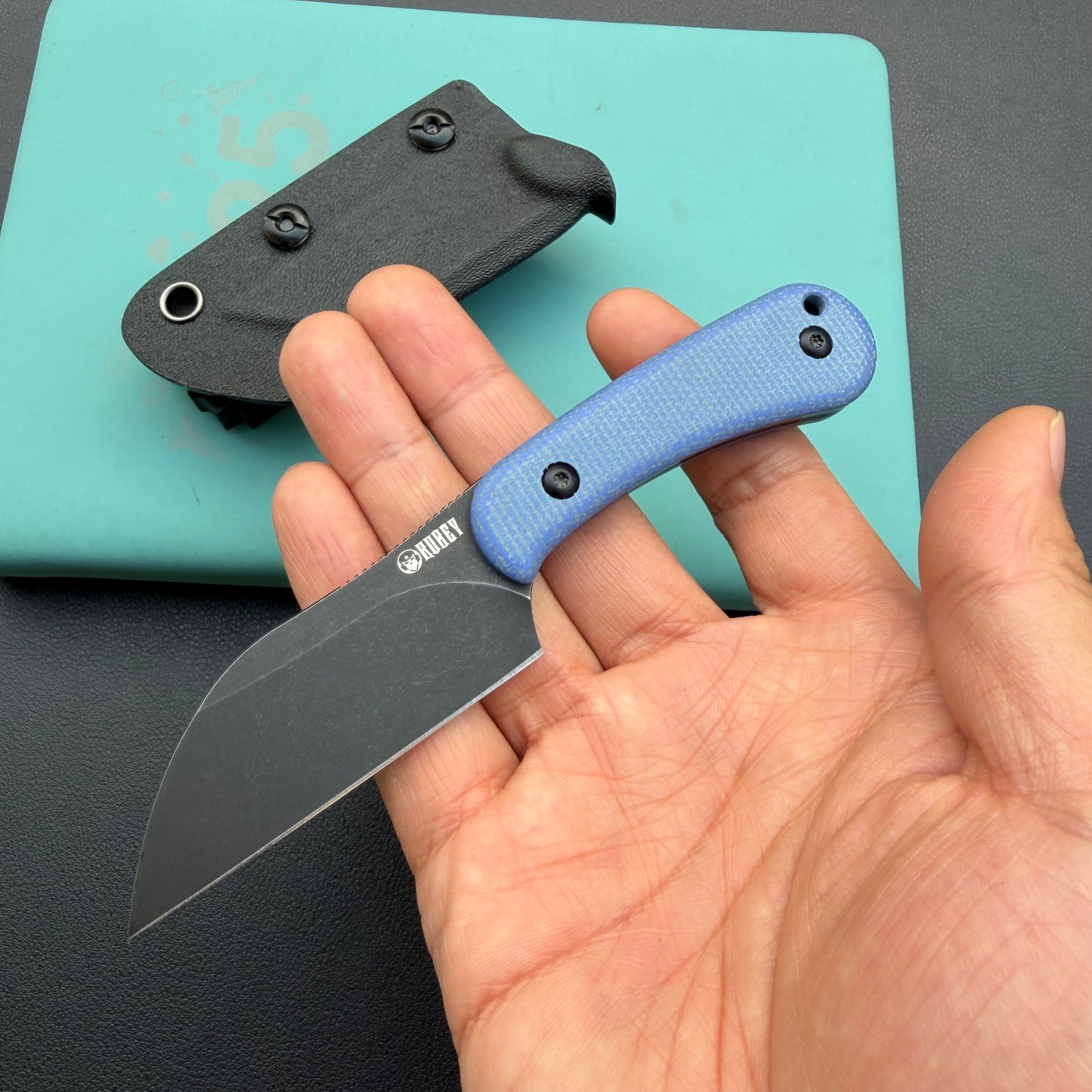 KUBEY KU412D Rockhopper Fixed Blade Black BM Fixed  Knife