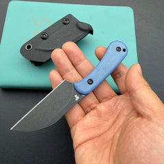KU KNIVES KU412D Rockhopper Fixed Blade Black BM Fixed  Knife