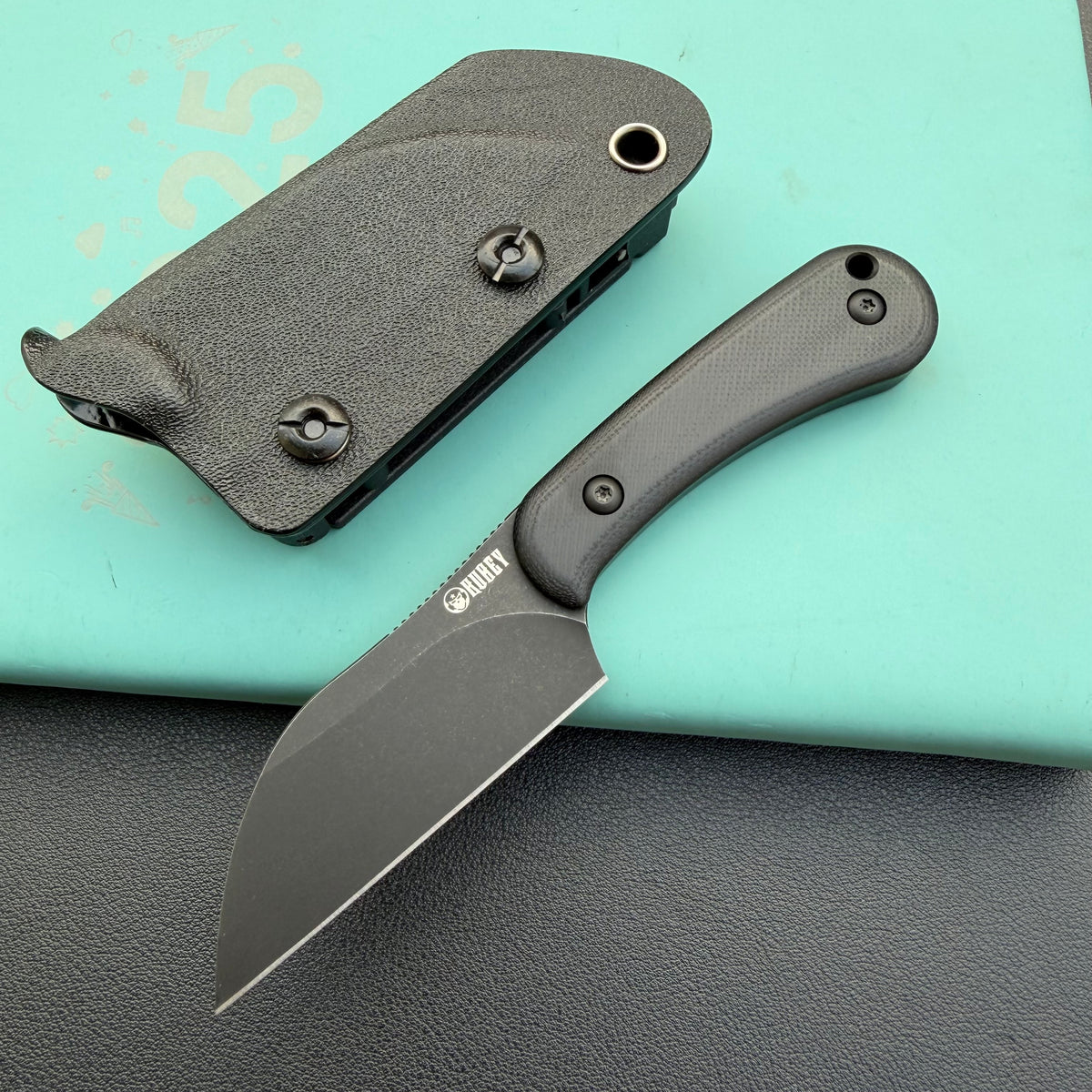 KU KNIVES KU412B Rockhopper Fixed Blade Blackout Fixed  Knife