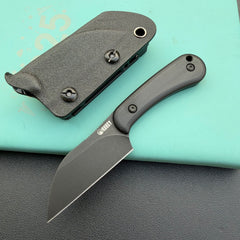 KU KNIVES KU412B Rockhopper Fixed Blade Blackout Fixed  Knife
