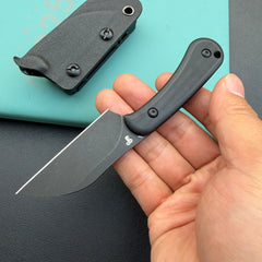 KU KNIVES KU412B Rockhopper Fixed Blade Blackout Fixed  Knife
