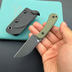 KUBEY knife  KU412F Rockhopper Fixed Black GM Fixed  Knife