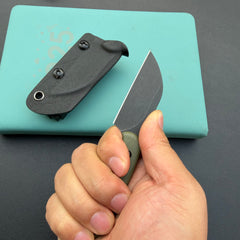 KU KNIVES KU412F Rockhopper Fixed Black GM Fixed  Knife