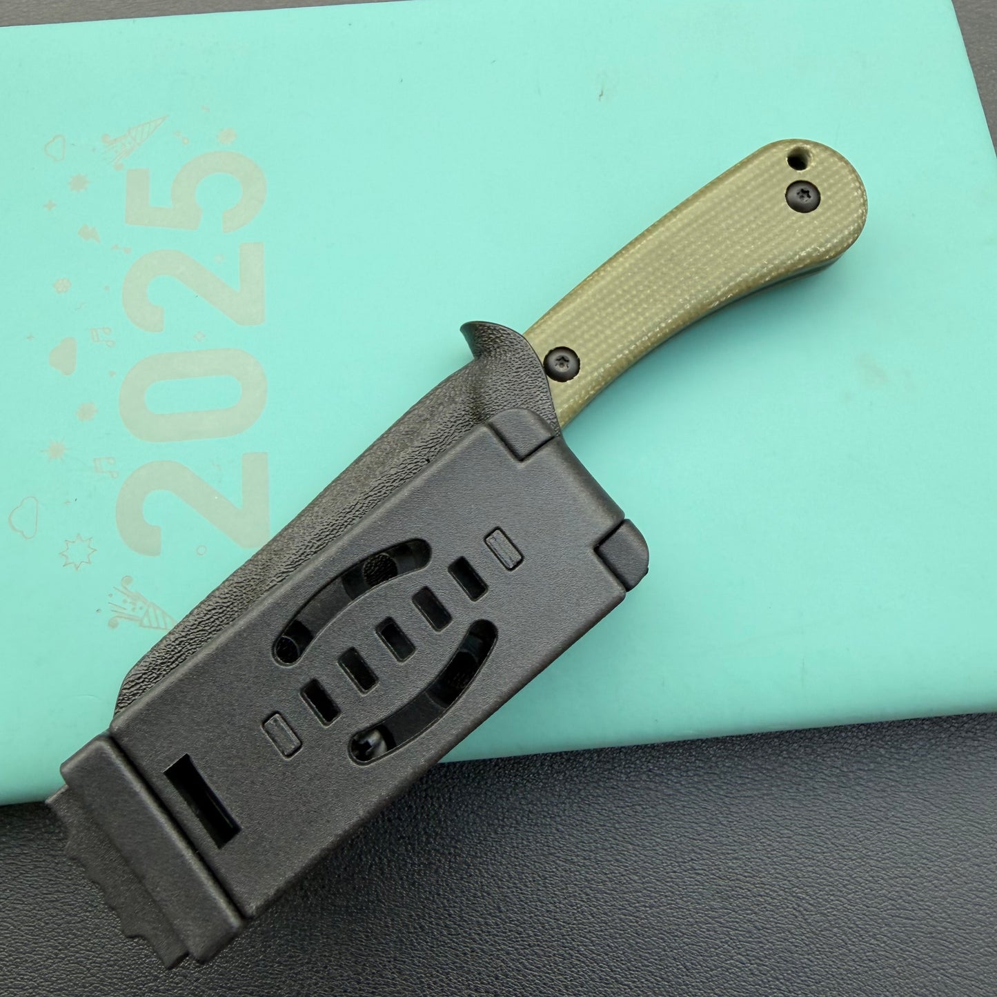 KUBEY KU412F Rockhopper Fixed Black GM Fixed  Knife
