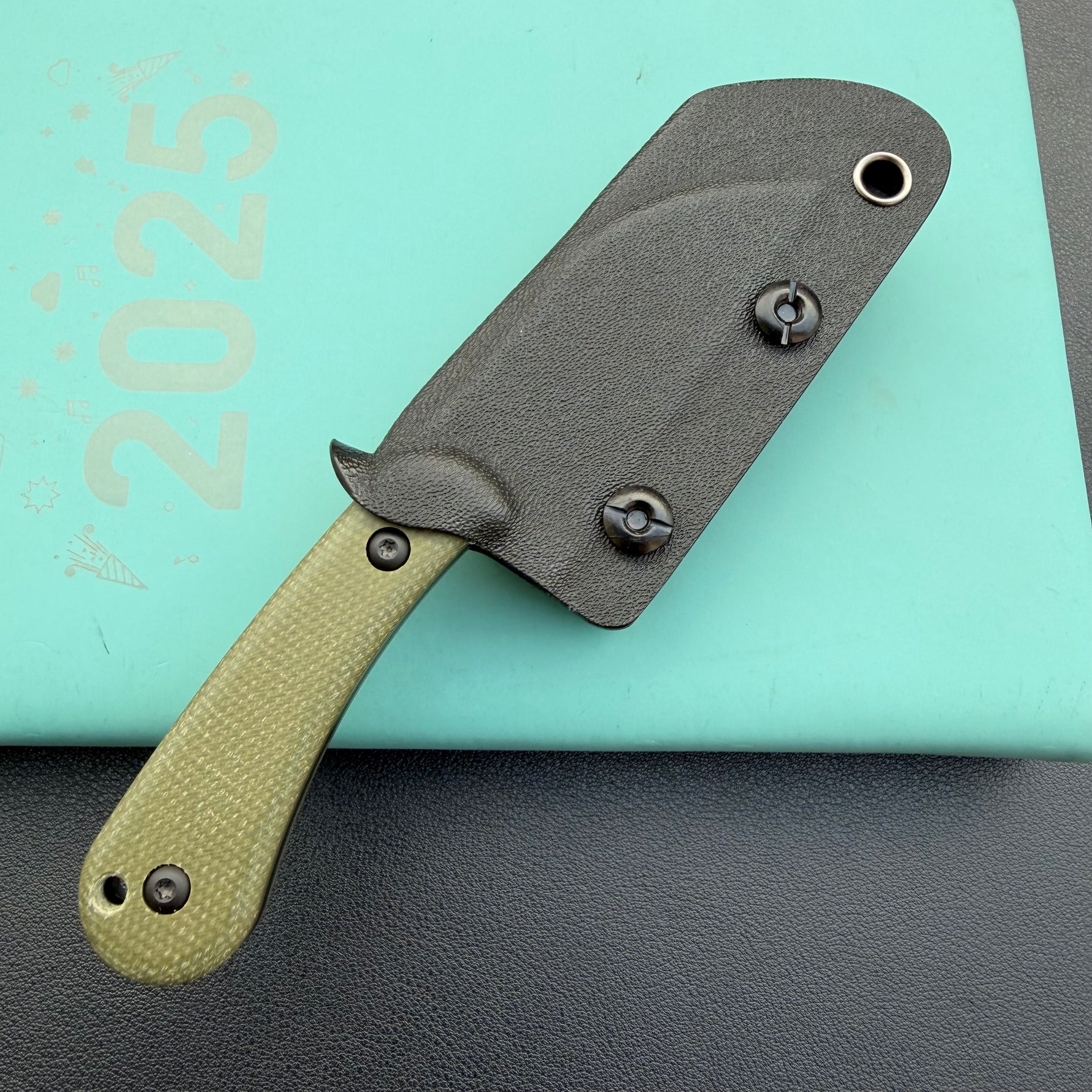 KUBEY knife  KU412F Rockhopper Fixed Black GM Fixed  Knife
