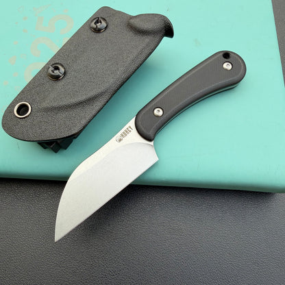 KUBEY KU412A Rockhopper Fixed Blade Black Fixed  Knife