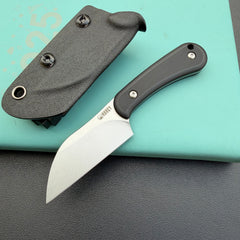 KU KNIVES KU412A Rockhopper Fixed Blade Black Fixed  Knife