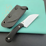 KUBEY knife KU412A Rockhopper Fixed Blade Black Fixed  Knife