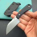 KUBEY knife KU412A Rockhopper Fixed Blade Black Fixed  Knife