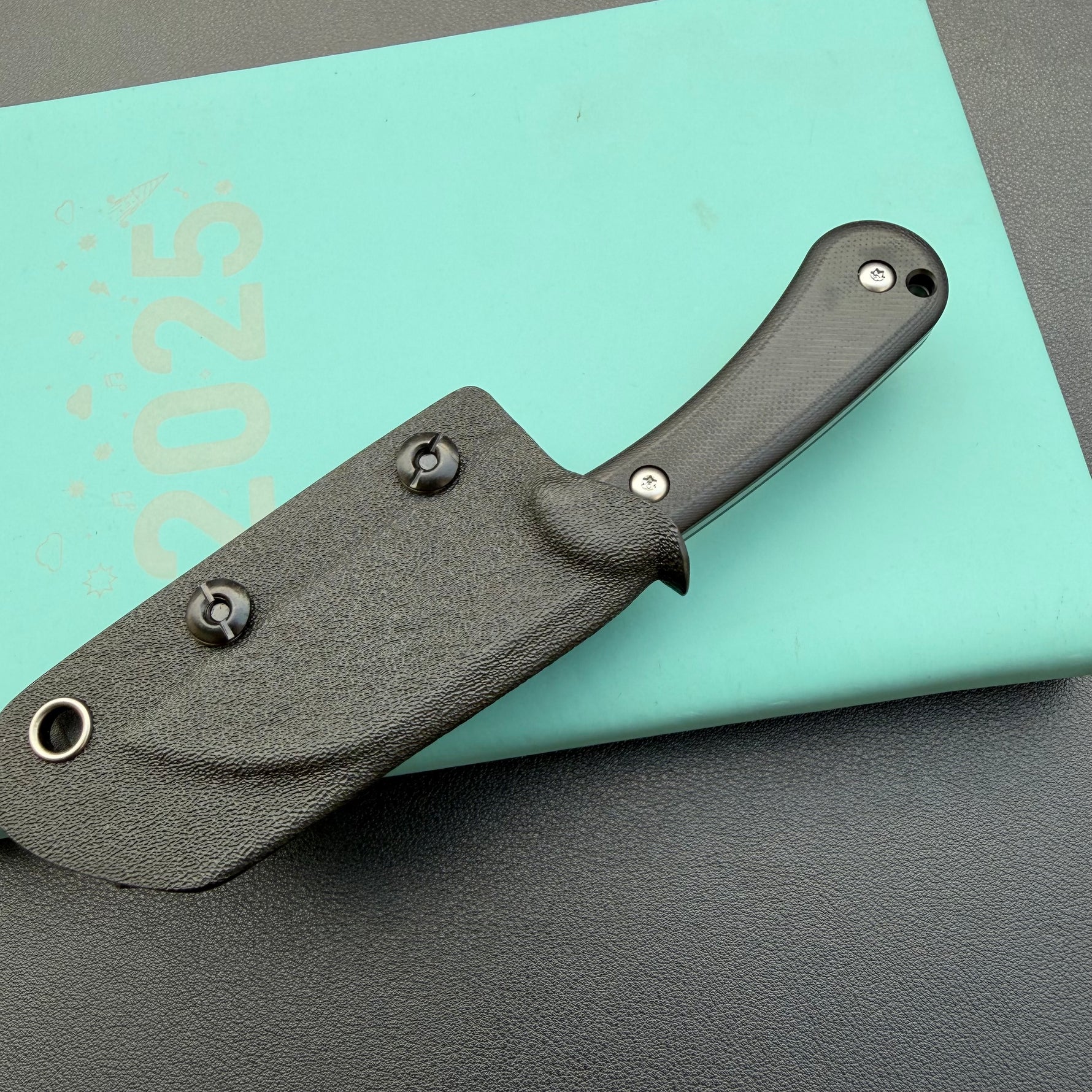 KUBEY knife KU412A Rockhopper Fixed Blade Black Fixed  Knife