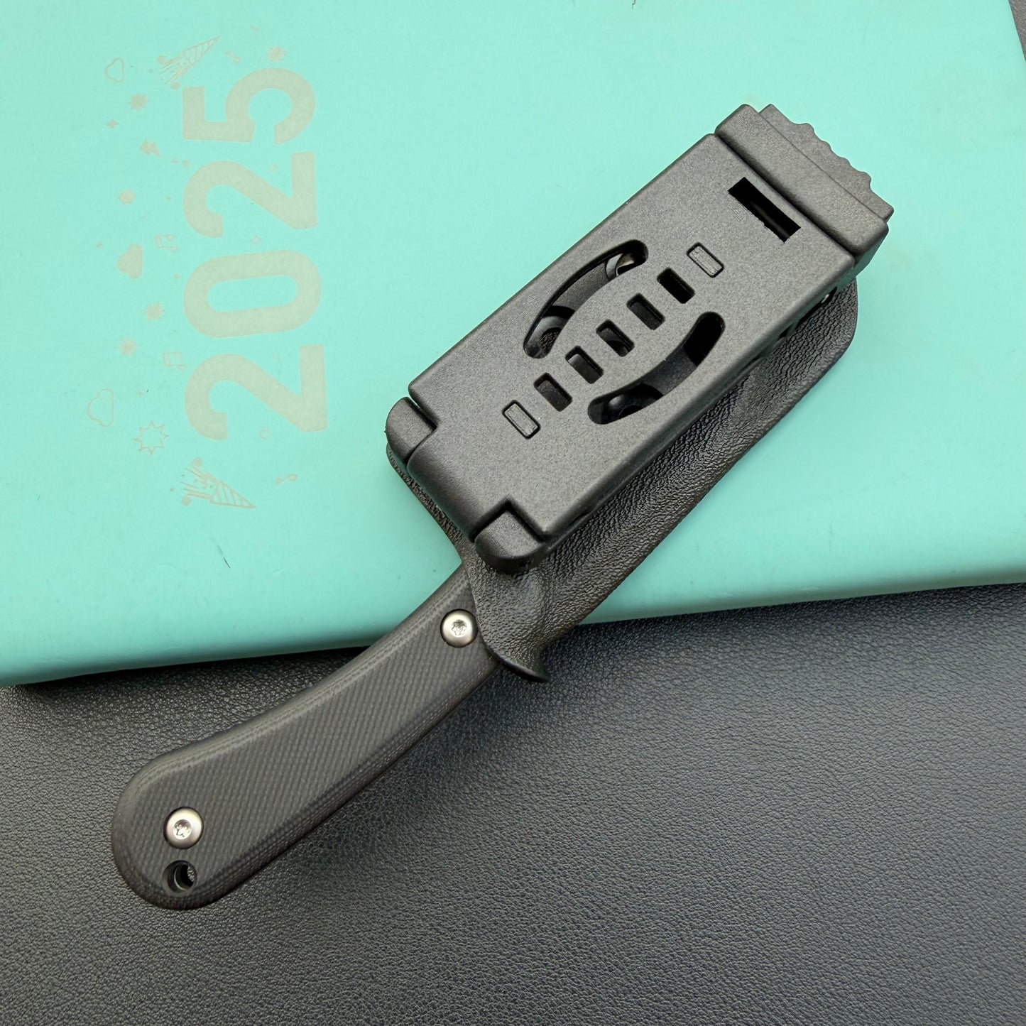 KUBEY KU412A Rockhopper Fixed Blade Black Fixed  Knife