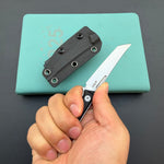 KUBEY knife KU430A Goliath Fixed Blade Black Folding Knife