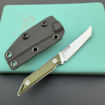 KUBEY KU430E Goliath Fixed Green  Fixed  Knife