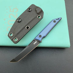 KU KNIVES KU430D Goliath Fixed Black Denim  Fixed  Knife
