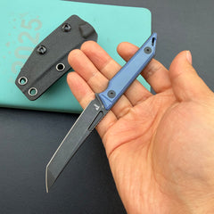 KU KNIVES KU430D Goliath Fixed Black Denim  Fixed  Knife