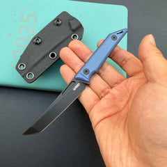 KU KNIVES KU430D Goliath Fixed Black Denim  Fixed  Knife