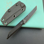 KUBEY knife KU430B Goliath Fixed Blade Blackout  Fixed  Knife