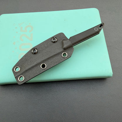 KUBEY KU430B Goliath Fixed Blade Blackout  Fixed  Knife
