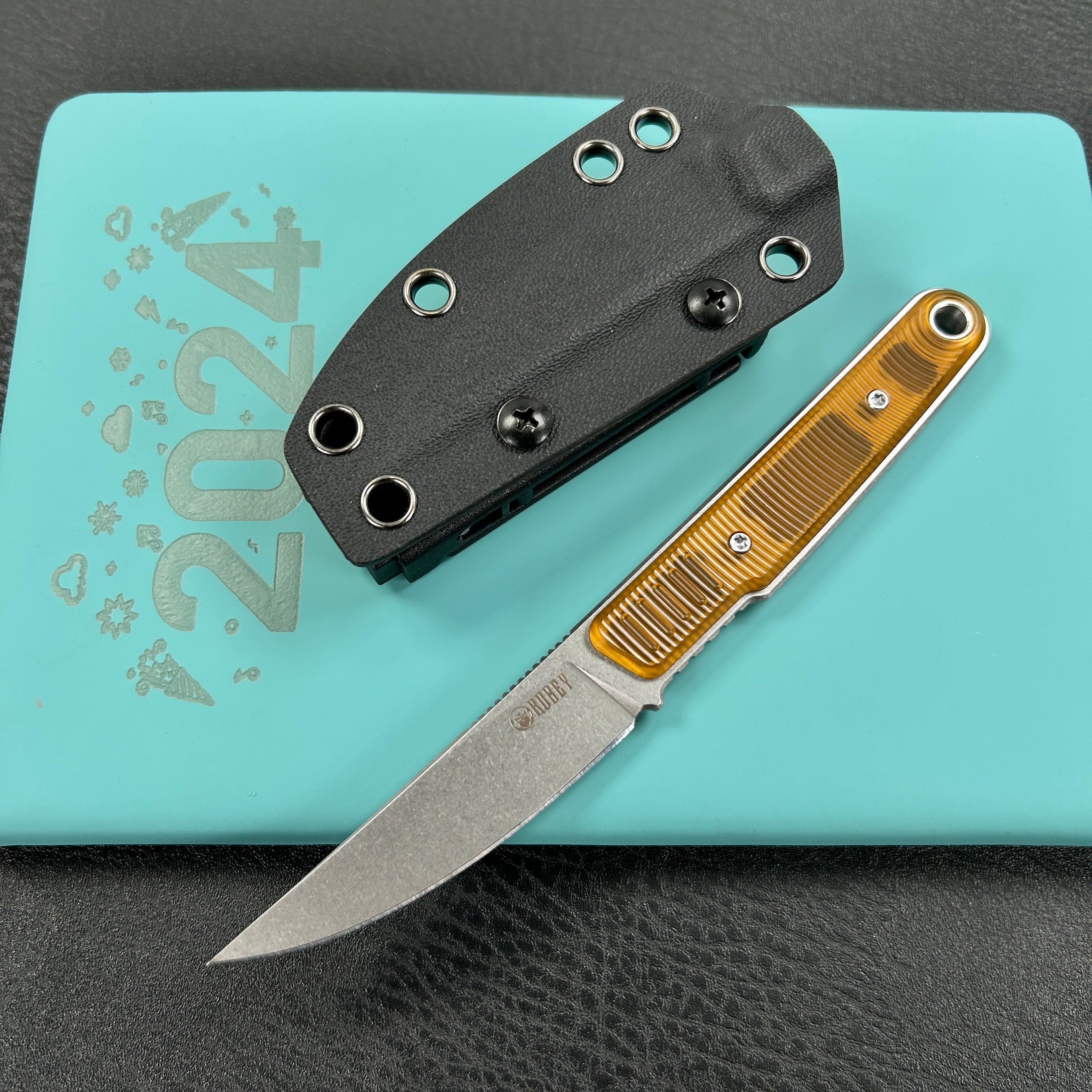 KUBEY  KU355  JL Kwaiken Fixie Every Day Carry Fixed Blade Knife  3.11''  14C28N