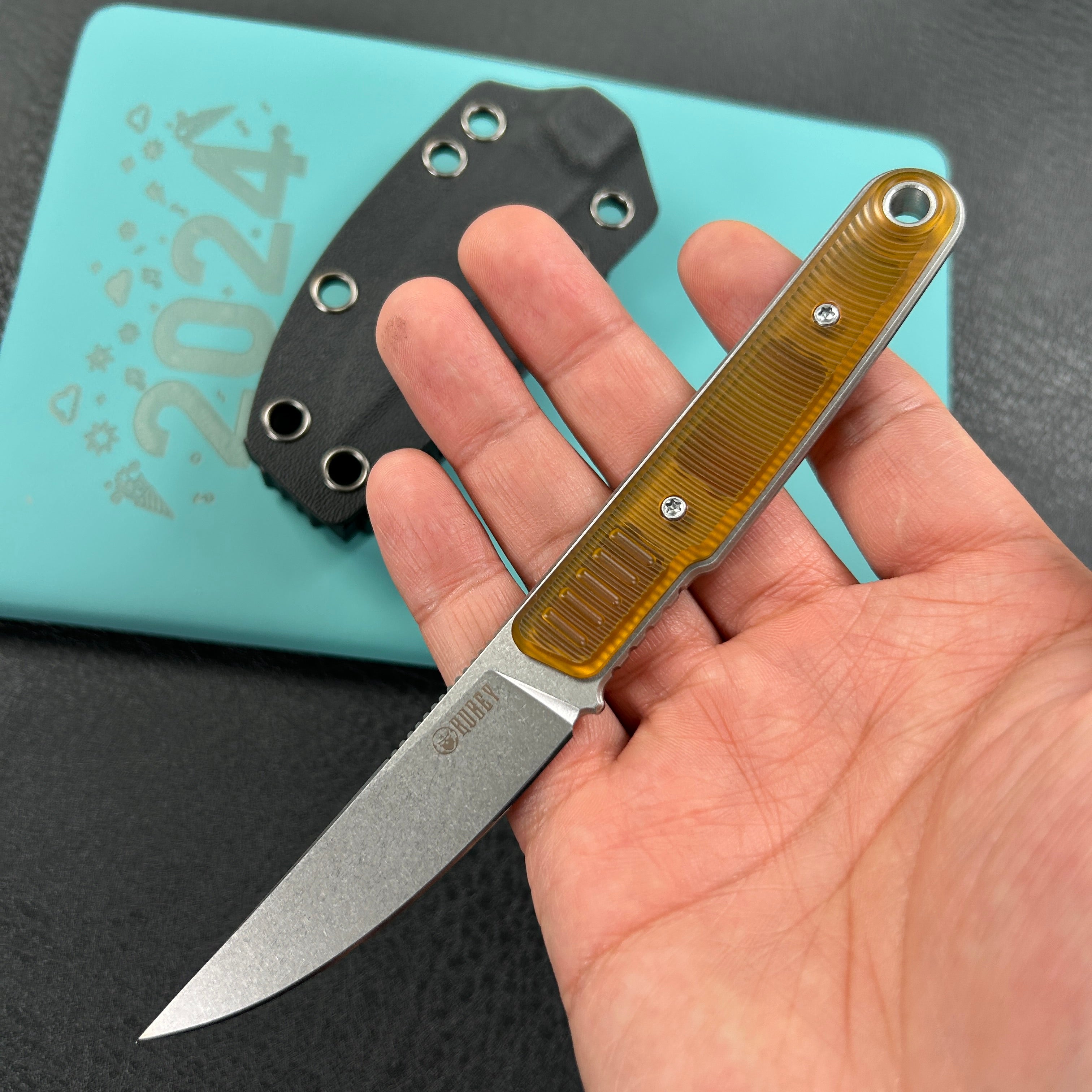 KUBEY  KU355  JL Kwaiken Fixie Every Day Carry Fixed Blade Knife  3.11''  14C28N