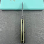 KUBEY knife KU291T Vagrant Linerlock Black Green  Folding Knives