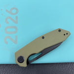 KUBEY knife KU291T Vagrant Linerlock Black Green  Folding Knives