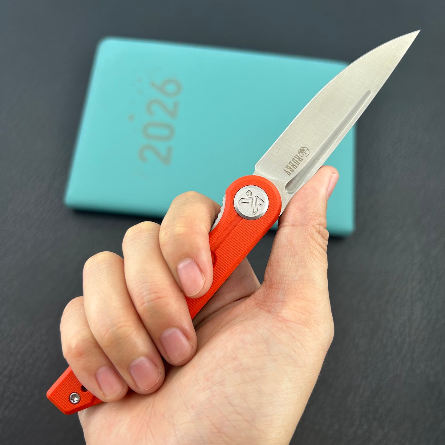 KUBEY knife KU2101H Mizo Linerlock Orange  Folding Knives