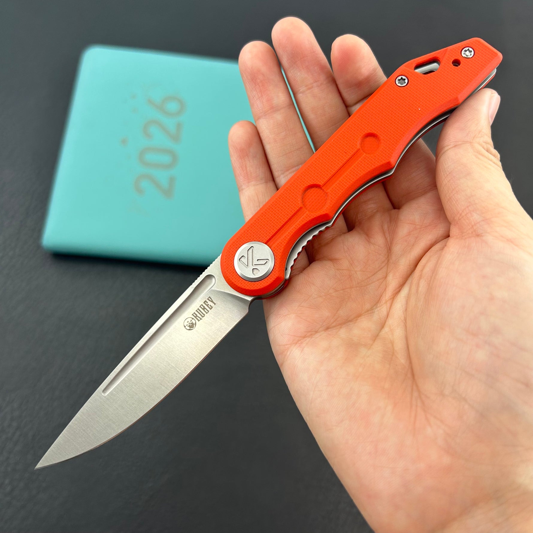 KUBEY knife KU2101H Mizo Linerlock Orange  Folding Knives